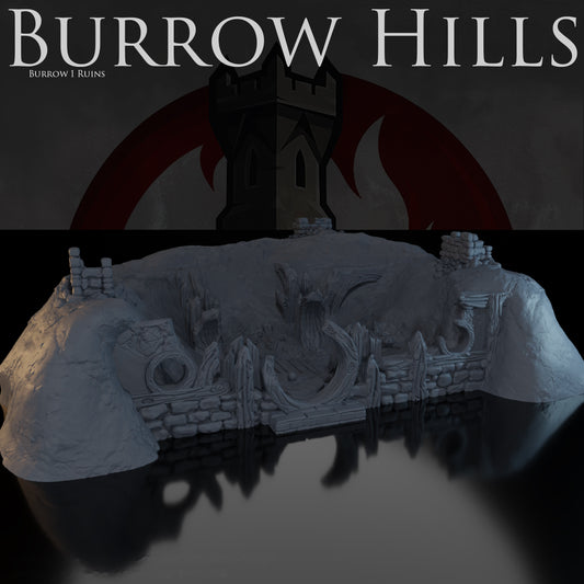 Ruins 1 – Burrow Hills – Tabletop Terrain – product image 1