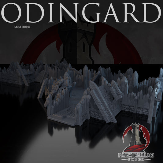 Norse Stave Ruins – Odingard – Tabletop Terrain – product image 1