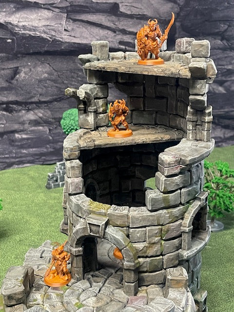 Ruined Tower – RFIPRINTS 3D Printed Terrain (28mm) - image 1