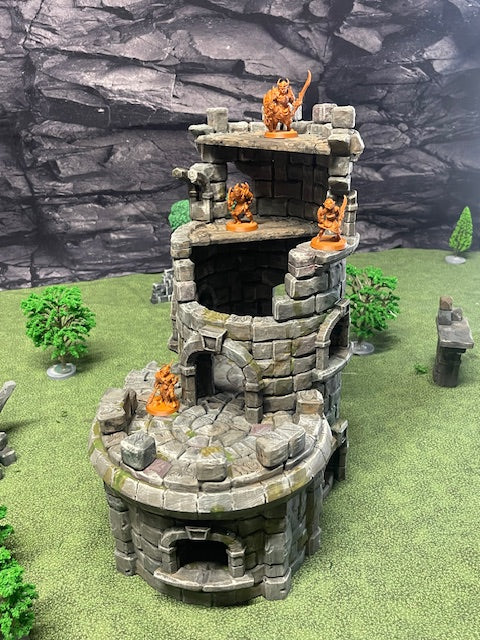 Ruined Tower – RFIPRINTS 3D Printed Terrain (28mm) - image 2