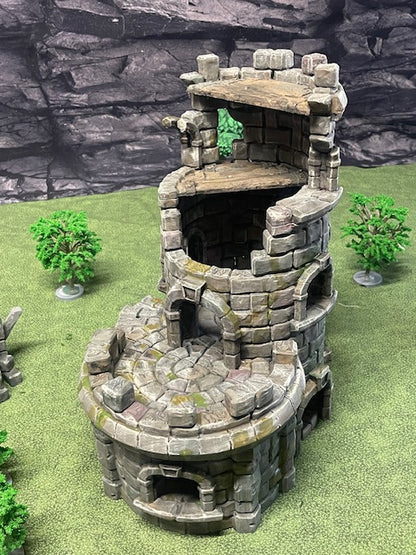 Ruined Tower – RFIPRINTS 3D Printed Terrain (28mm) - image 4