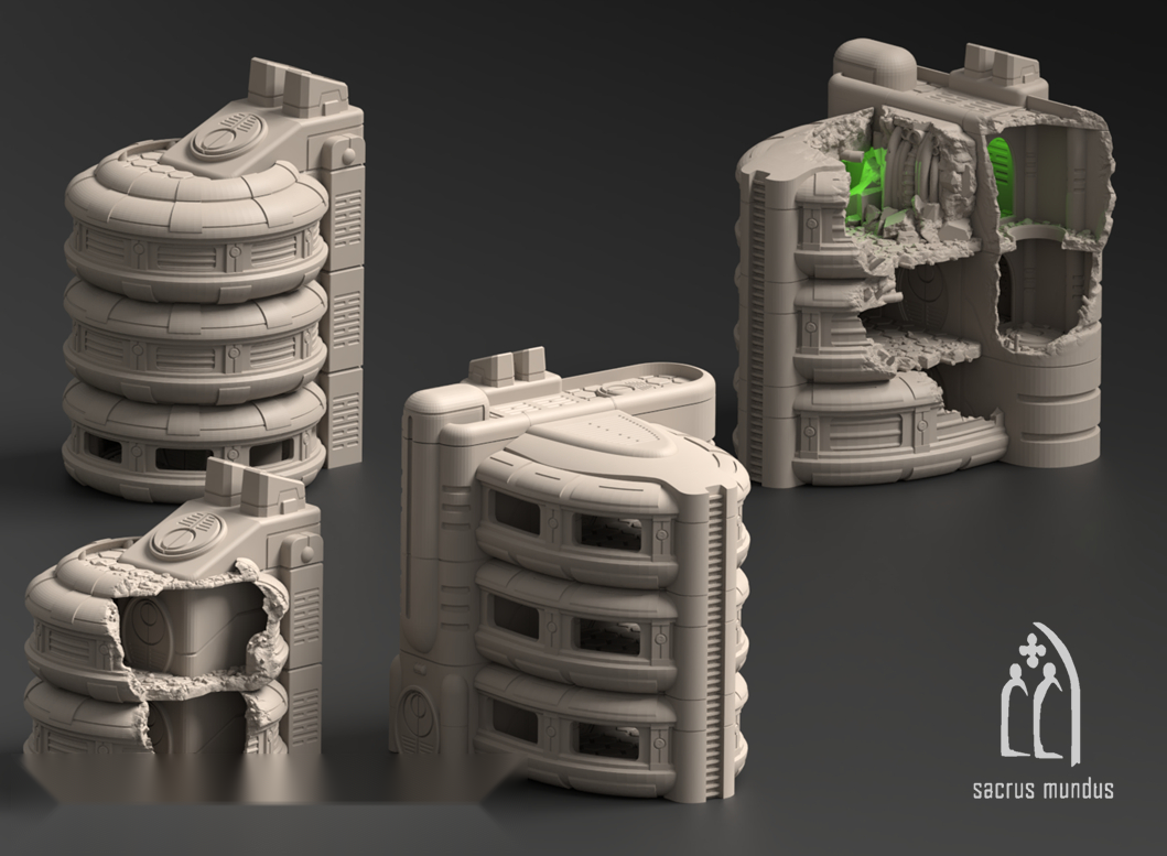 Talussa Prime, Shattered by Conflict - Sacrusmundus terrain reference render