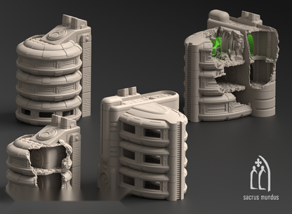 Talussa Prime, Shattered by Conflict - Sacrusmundus terrain reference render