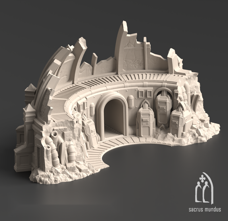 Vigil, The Eternity Domes - Sacrusmundus terrain reference render