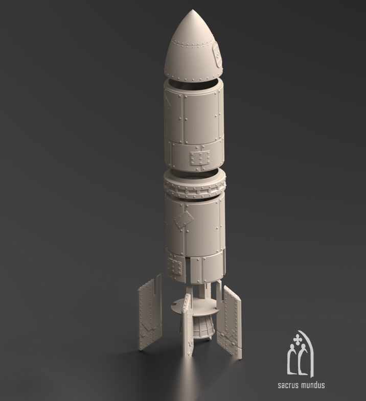 Warpzel-1A, Orc Space Program - Sacrusmundus terrain reference render