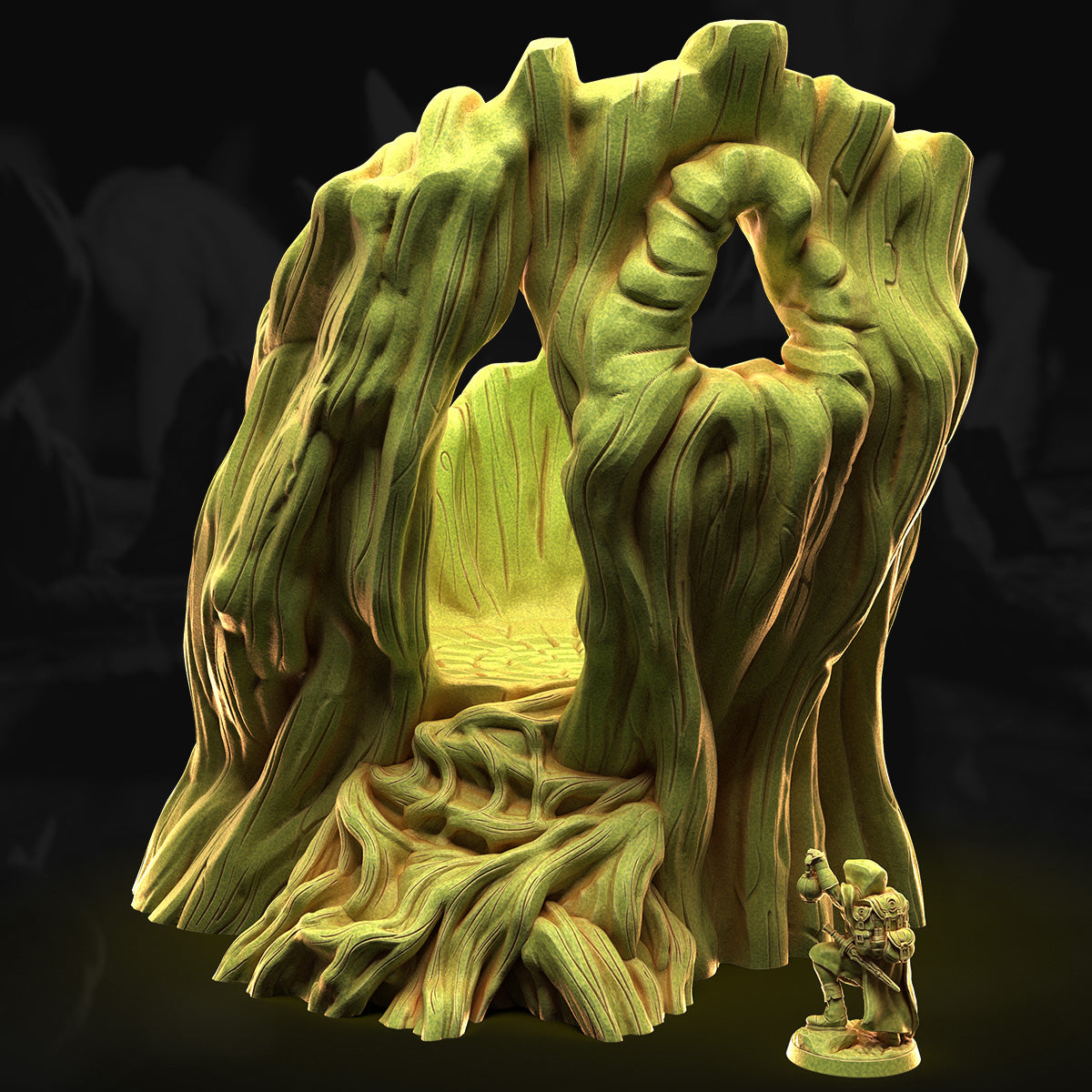 Swamp Tree House – 3DHexes 3D Printed Tabletop Terrain (28-32mm) - image 2