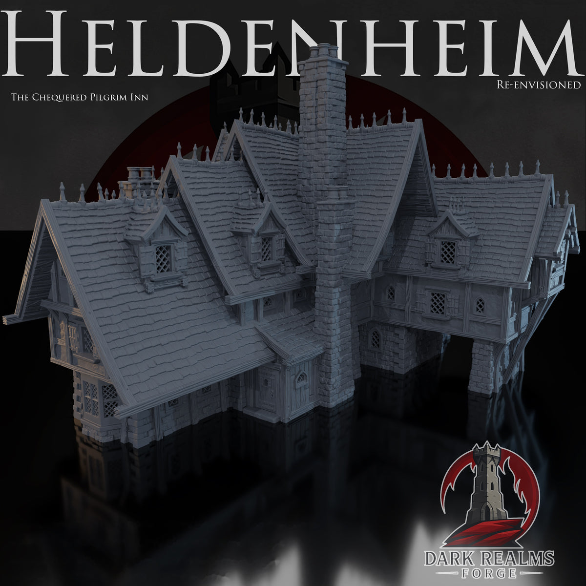 The Chequered Pilgrim Inn – New Heldenheim – Tabletop Terrain – product image 1