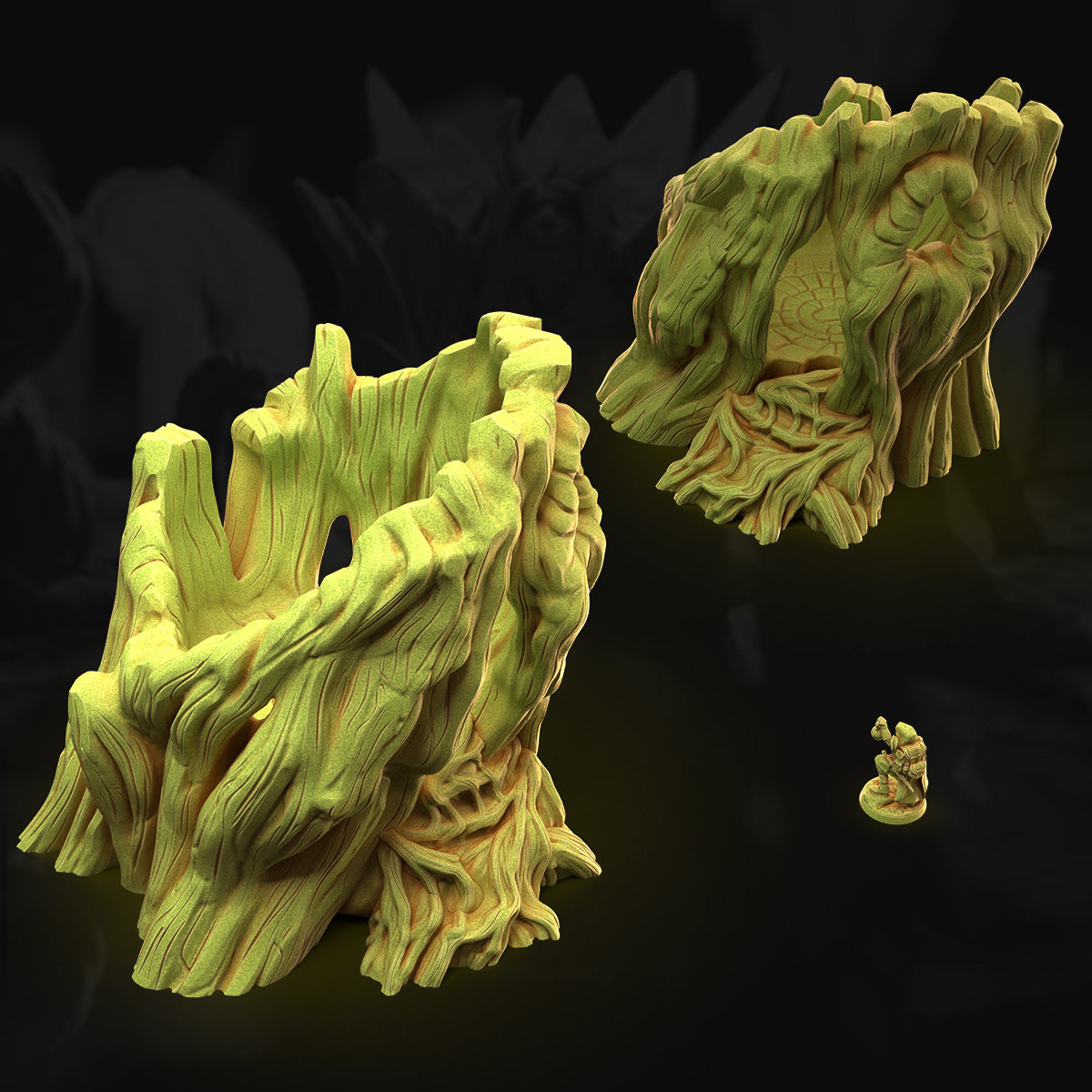 Swamp Tree House – 3DHexes 3D Printed Tabletop Terrain (28-32mm) - image 1