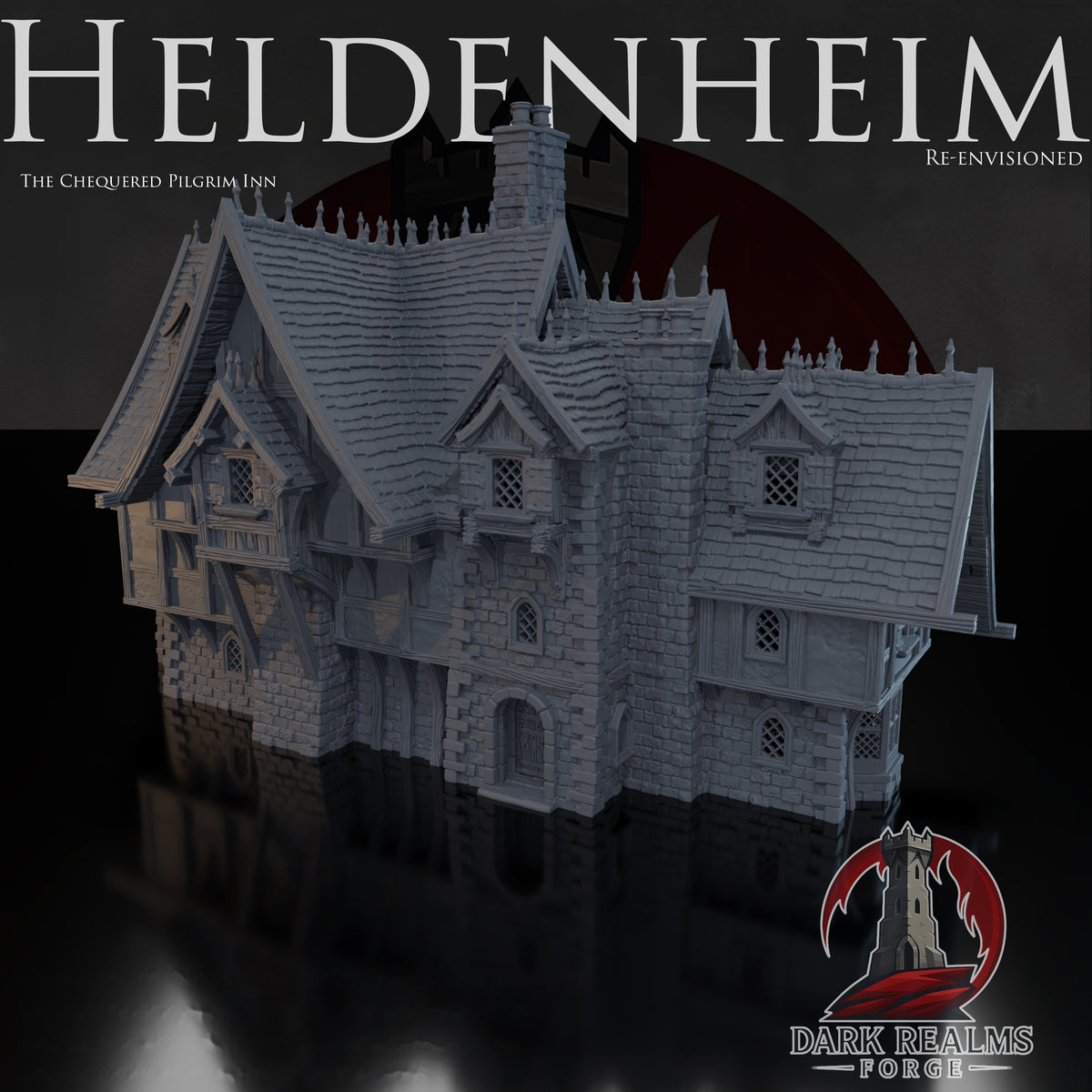The Chequered Pilgrim Inn – New Heldenheim – Tabletop Terrain – product image 3