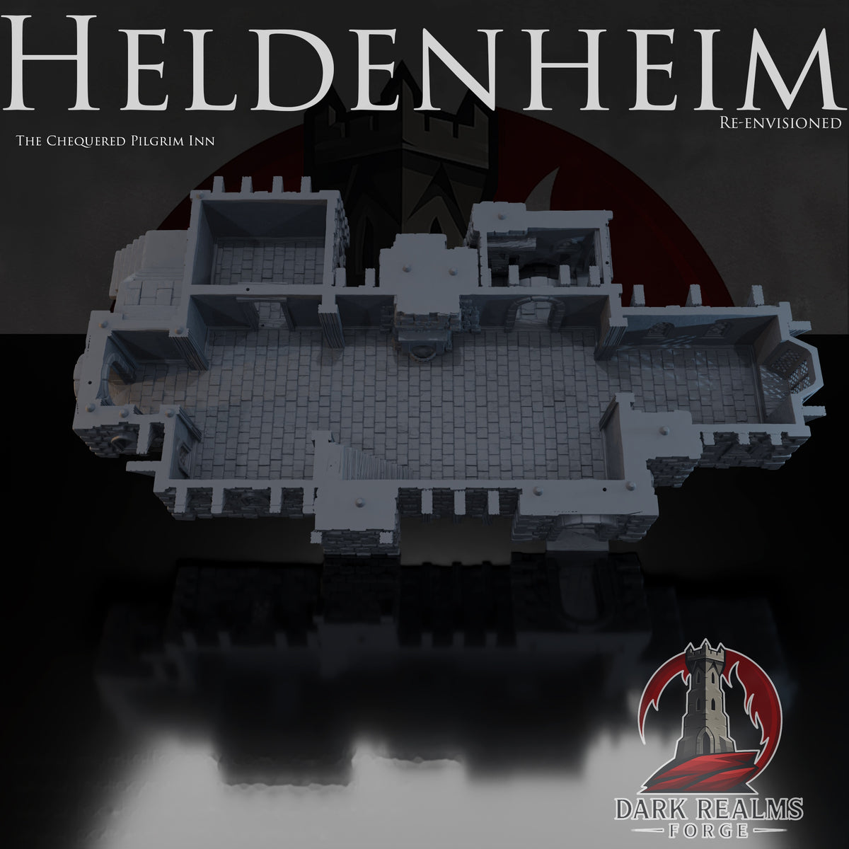 The Chequered Pilgrim Inn – New Heldenheim – Tabletop Terrain – product image 4