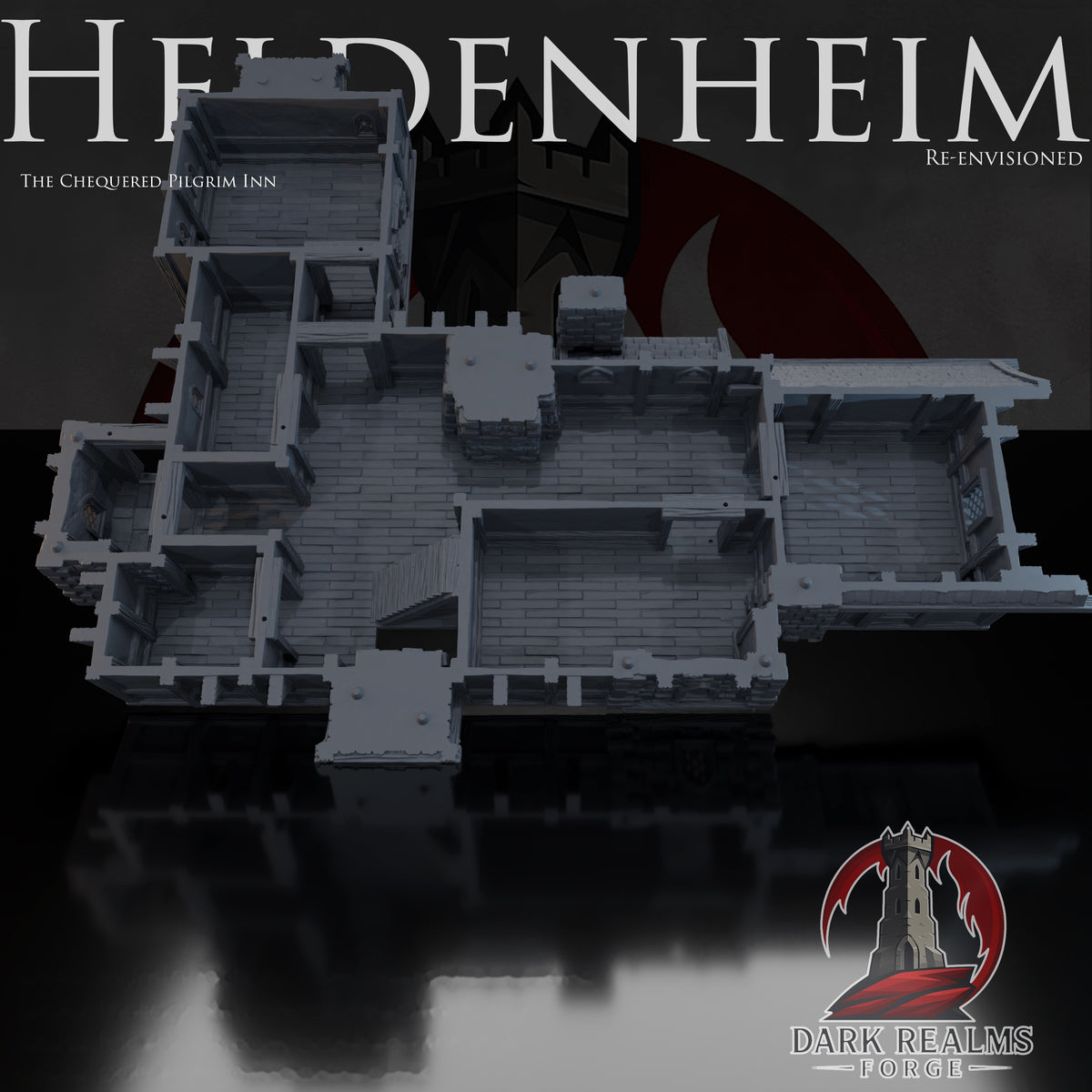 The Chequered Pilgrim Inn – New Heldenheim – Tabletop Terrain – product image 5