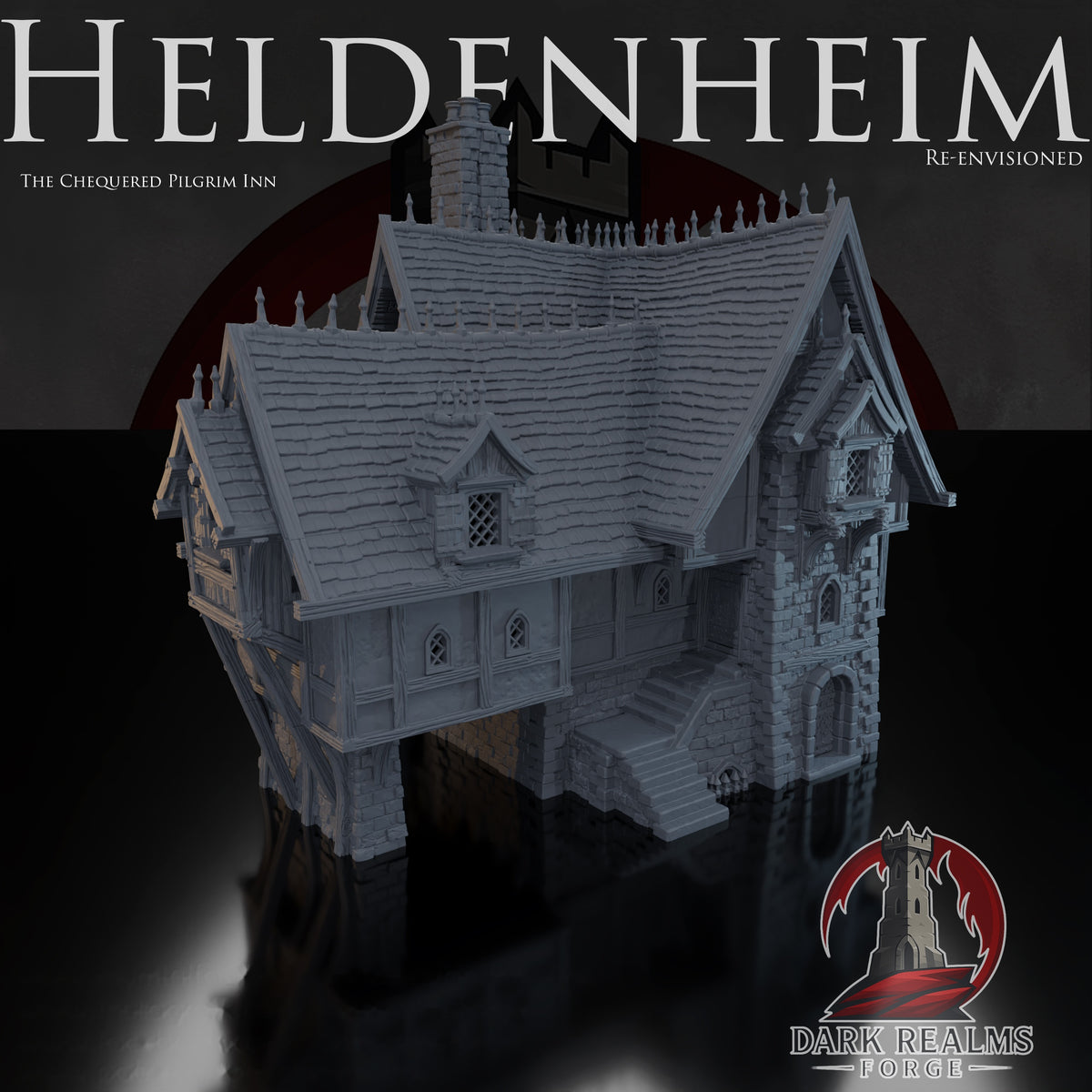 The Chequered Pilgrim Inn – New Heldenheim – Tabletop Terrain – product image 6