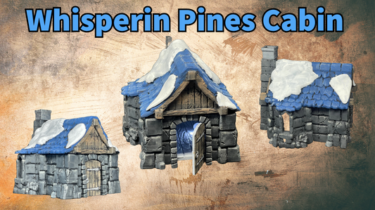 Whispering Pines Cabin – RFIPRINTS 3D Printed Terrain (28mm) - image 1