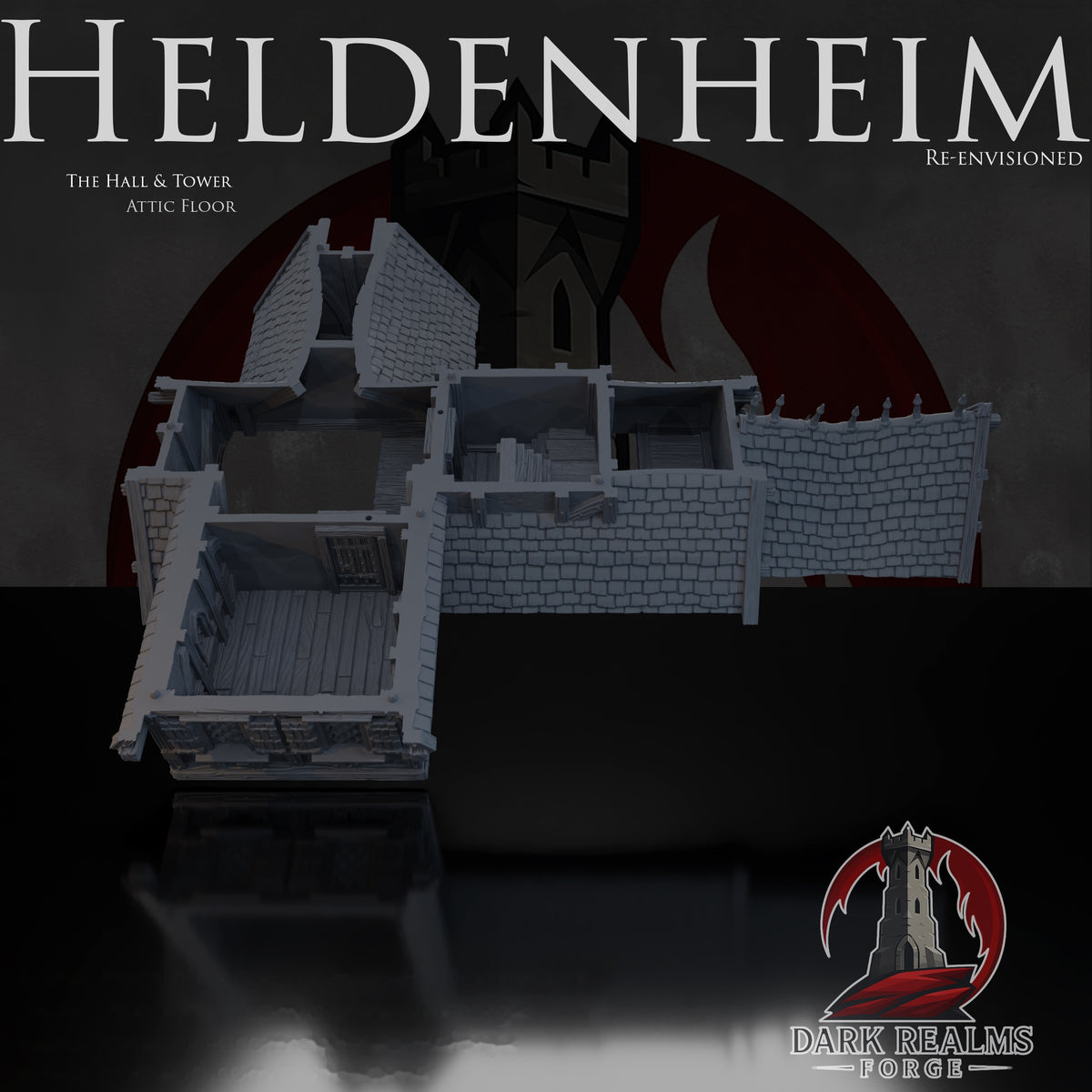 Hall & Tower – New Heldenheim – Tabletop Terrain – product image 3