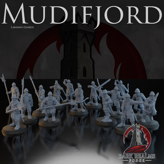 Lakemen Guards – Mudifjord – Tabletop Miniature – product image 1