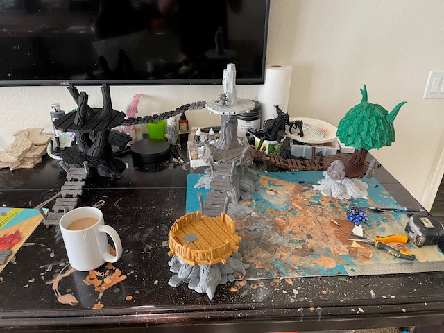 Modular Tree Platforms – RFIPRINTS 3D Printed Terrain (28mm) - image 1