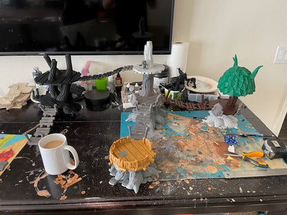 Modular Tree Platforms – RFIPRINTS 3D Printed Terrain (28mm) - image 1