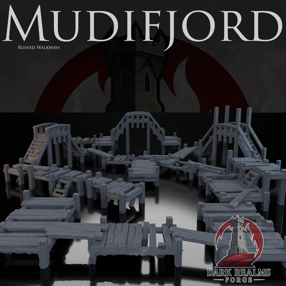 Ruined Walkways – Mudifjord – Tabletop Terrain – product image 1