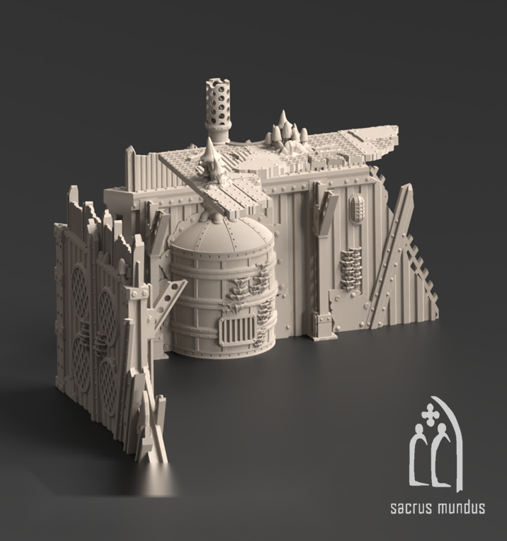 Warpzel-1A, Orc Fungus Farm - Sacrusmundus terrain reference render