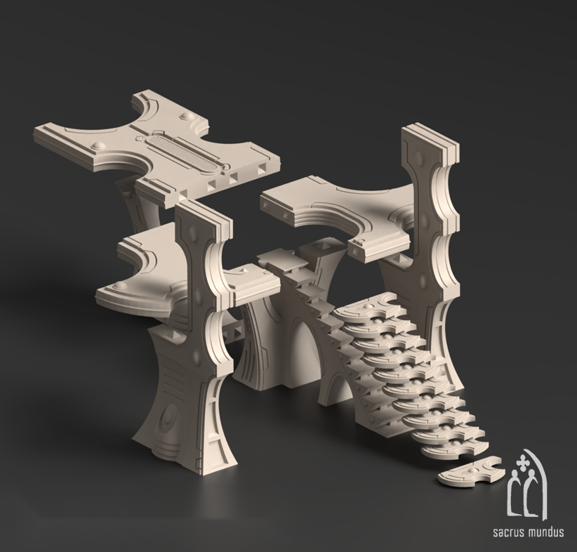 Ivdyris, Astral Gateway - Sacrusmundus terrain reference render