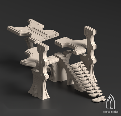Ivdyris, Astral Gateway - Sacrusmundus terrain reference render