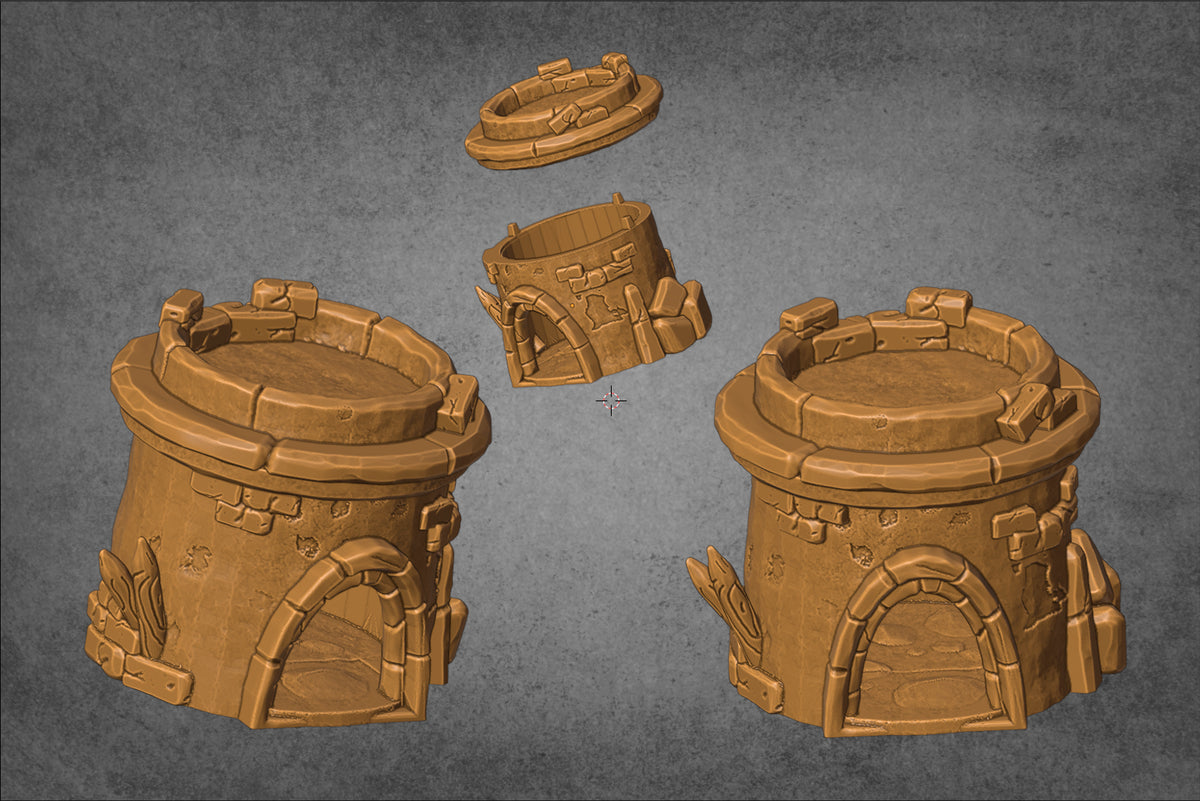 Desert Hut – RFIPRINTS 3D Printed Terrain (28mm) - image 1