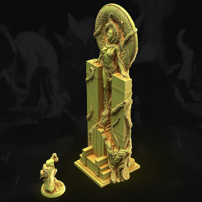 Throne of Vines – 3DHexes 3D Printed Tabletop Terrain (28-32mm) - image 1