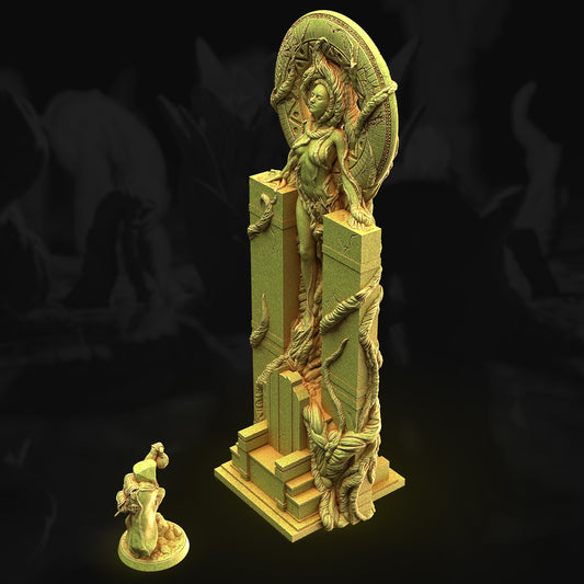 Throne of Vines – 3DHexes 3D Printed Tabletop Terrain (28-32mm) - image 1