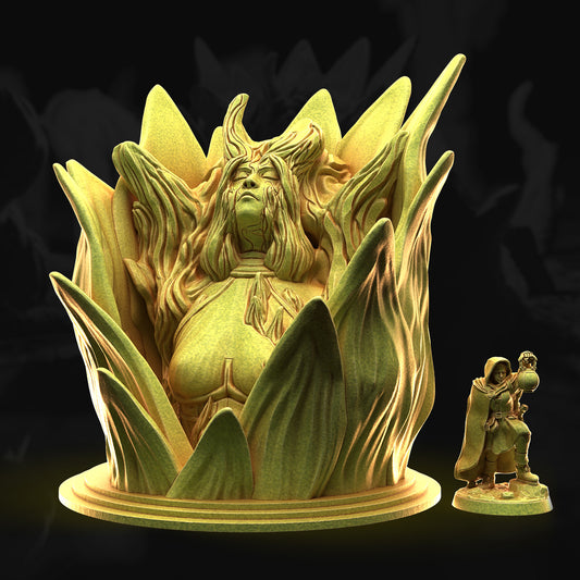 Lifeblooming Shrine – 3DHexes 3D Printed Tabletop Terrain (28-32mm) - image 1