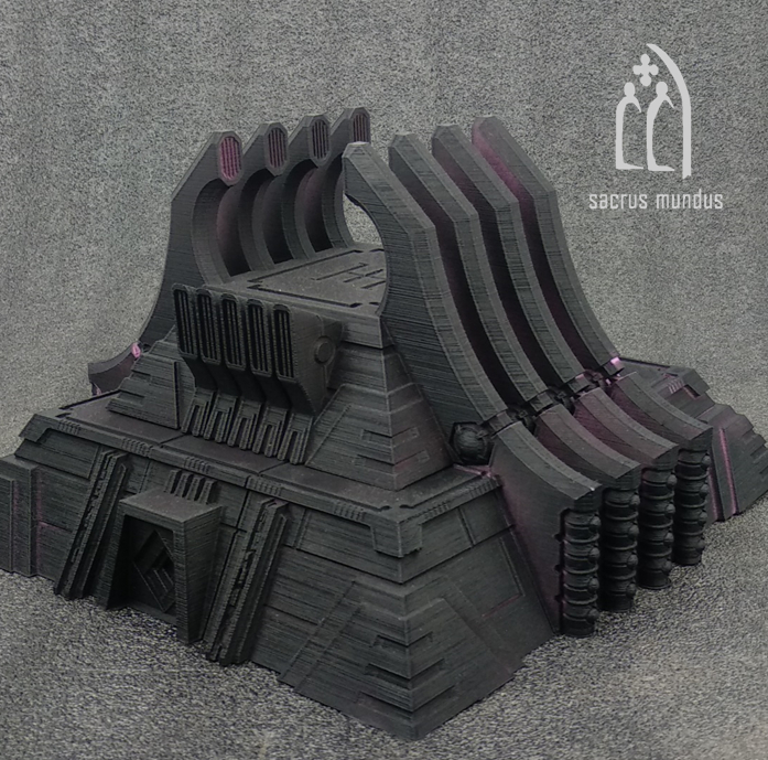 Karnac, The Tomb Planet - Sacrusmundus terrain reference render