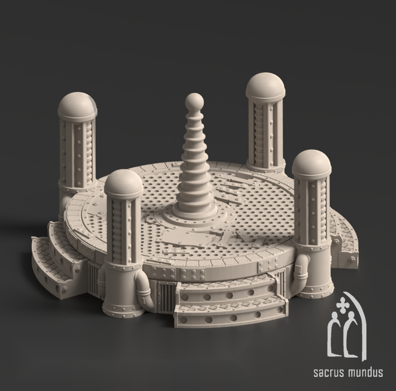 Warpzel-1A, Orbital Hulk - Sacrusmundus terrain reference render