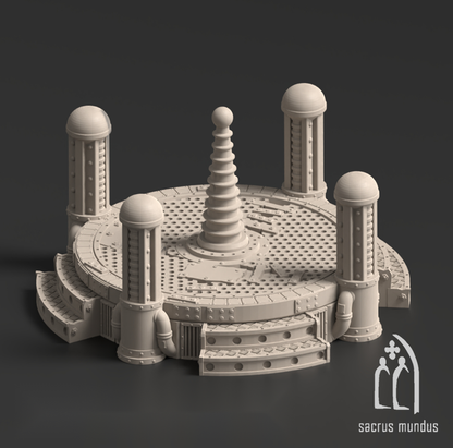 Warpzel-1A, Orbital Hulk - Sacrusmundus terrain reference render