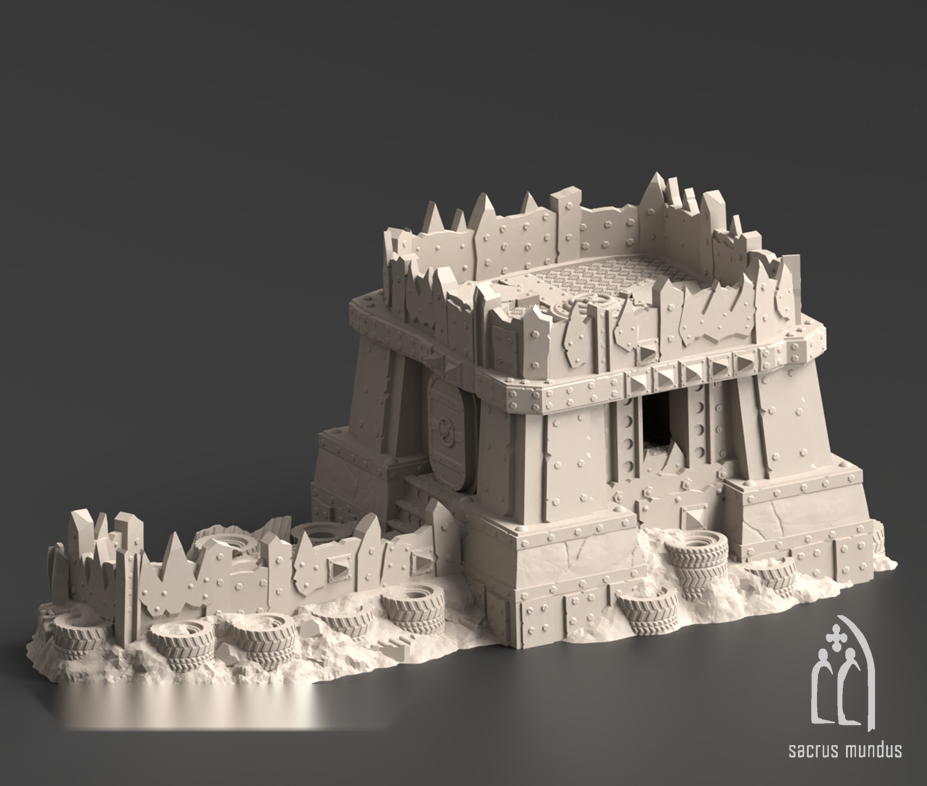 Warpzel-1A, No Git's Land Gulch - Sacrusmundus terrain reference render