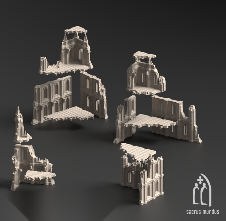 The Desolation of Emerita - Sacrusmundus terrain reference render