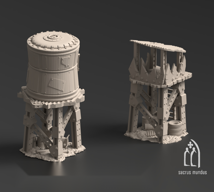 Warpzel-1A, Orc Settlement - Sacrusmundus terrain reference render