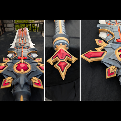 Ashrender Claymore – Full-Scale LED-Ready Cosplay Greatsword