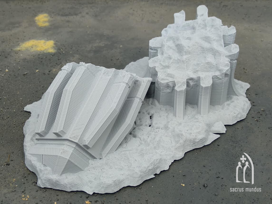 The Ruins of Karnac - Sacrusmundus terrain reference render