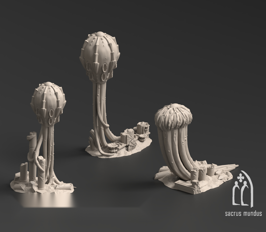 Tulipa, Evolved Infestation - Sacrusmundus terrain reference render