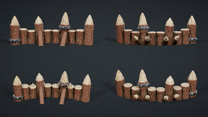 Orc Village Gazebo and Barricades – RFIPRINTS 3D Printed Terrain (28mm) - image 2