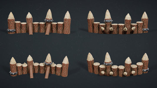 Orc Village Gazebo and Barricades – RFIPRINTS 3D Printed Terrain (28mm) - image 2
