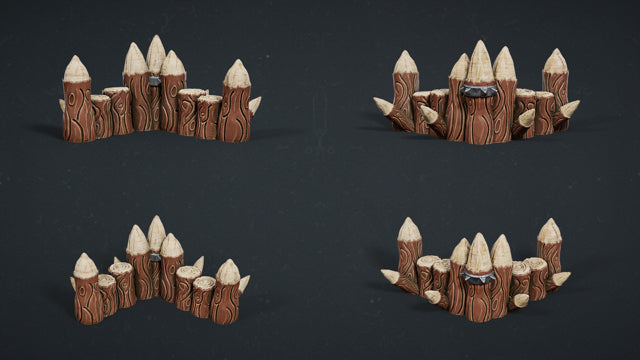 Orc Village Gazebo and Barricades – RFIPRINTS 3D Printed Terrain (28mm) - image 5