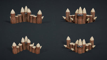 Orc Village Gazebo and Barricades – RFIPRINTS 3D Printed Terrain (28mm) - image 5