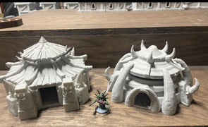 Orc Village Barracks – RFIPRINTS 3D Printed Terrain (28mm) - image 1