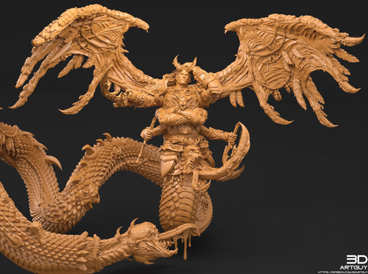 Chaos "Fully-Grim" Giant Snake Proxy- Model 100mm - 150mm -