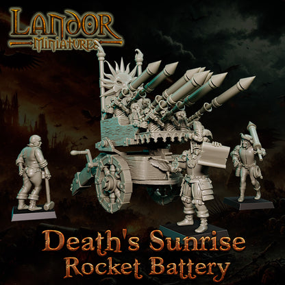 Death's Sunrise Rocket Battery – Landor Miniatures 3D Printed Miniature (32mm) - image 4