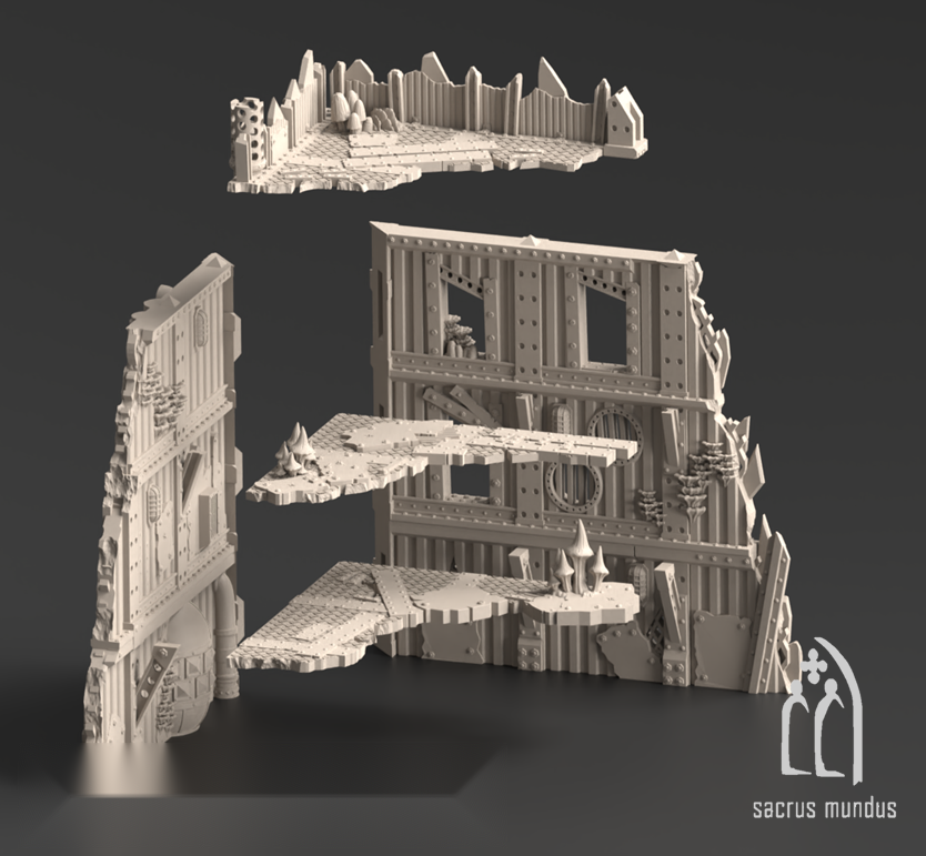 Warpzel-1A, Orc Fungus Farm - Sacrusmundus terrain reference render