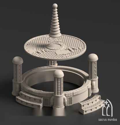 Warpzel-1A, Orbital Hulk - Sacrusmundus terrain reference render