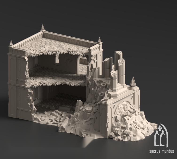 The Desolation of Emerita - Sacrusmundus terrain reference render