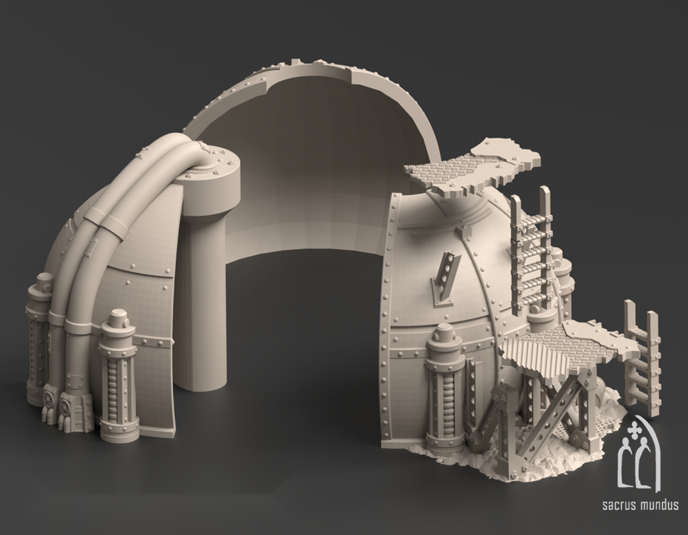 Warpzel-1A, Orc Space Program - Sacrusmundus terrain reference render