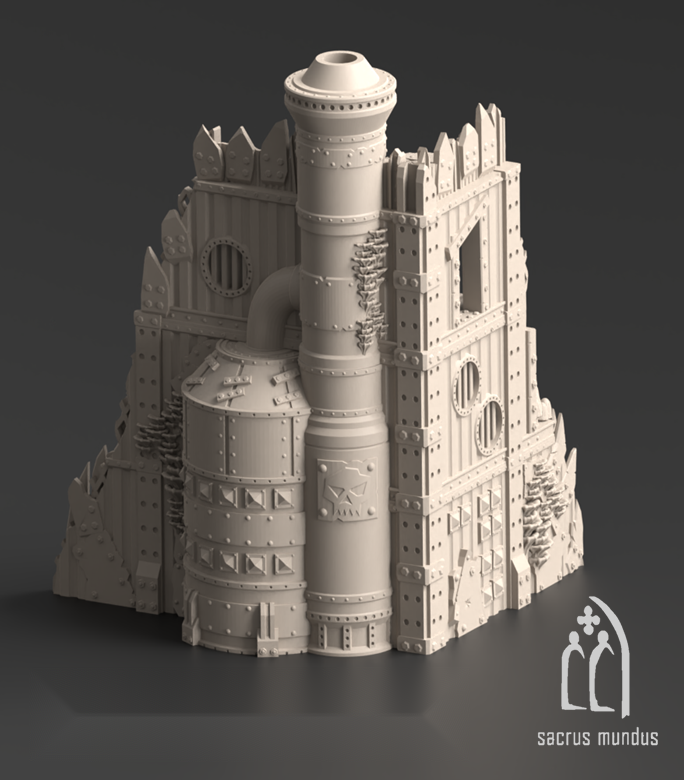 Warpzel-1A, Orc Fungus Farm - Sacrusmundus terrain reference render